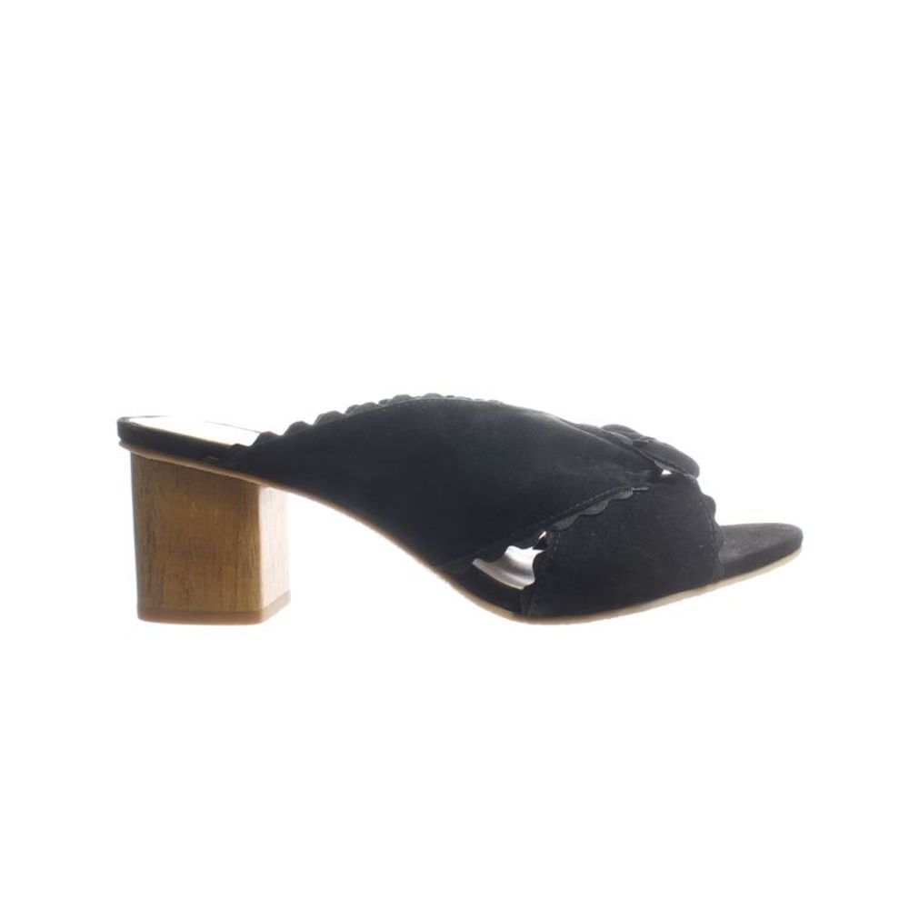 Jack Rogers Womens Holly Black Sandals Size 8.5 Medium (B, M)!